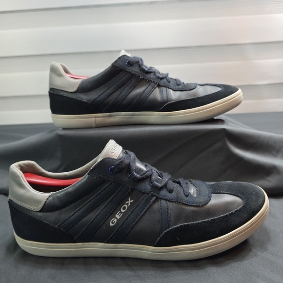 Geox Other - Geox Wilmer Navy grey Leather  Suede US Size 11 PREMIUM COMFORT ATHLETIC STYLE